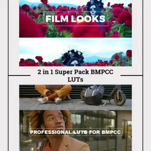 LUTs Cinematográficos para BMPCC 4K/6K | Correção de Cor BRAW & RAW | Looks para Casamentos e Filmes Indie